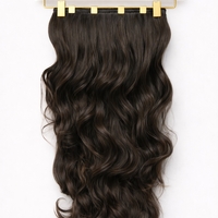 Екстеншън на цял ред /ПРЕМИУМ/ - КАФЯВО No:5 (ВЪЛНИ)