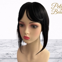 Тупе - 100% естествен косъм – Модел МИНИ - Черно 35см