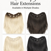 Екстеншън - ПЕПЕРУДА - 100% естествен косъм