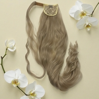 Опашка с лента/кичур - Пясъчно русо на вълни