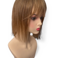 Тупе - 100% естествен косъм – Модел СТАНДАРТ - Тъмно русо 30см