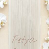 Комплект екстеншън от 9 части в цвят - БЯЛО ПЕПЕЛНО РУСО