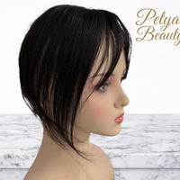 Тупе - 100% естествен косъм – Модел МИНИ - Тъмен кестен