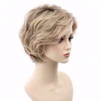 Перука - 100% естествен косъм - БЕЛА