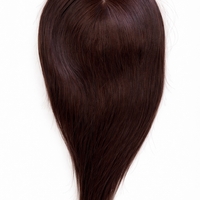 Тупе - 100% естествен косъм – Модел СТАНДАРТ - Кафяво/махагон 45см