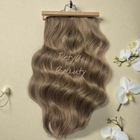 Комплект екстеншън от 4 части в цвят - Бежово русо ( ВЪЛНИ)
