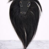 Тупе - 100% естествен косъм – Модел МИНИ - Черно 25см