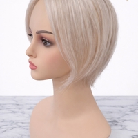 Тупе - 100% естествен косъм – Модел МИНИ - Бяло пепелно русо