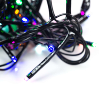 Коледни LED лампички смесен цвят 10 метра гирлянд