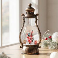 Коледен фенер с Дядо Коледа в три варианта