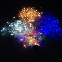 Коледни лампички кристал с удължител 10 метра 100 лампи