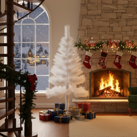 Изкуствена коледна елха - бяла