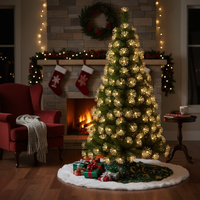 Коледна елха с вградени светлини - магията на Коледа