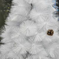 Коледна Снежно бяла елха с шишарки ТОП ПРЕДЛОЖЕНИЕ