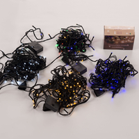 Коледни лампички кристал с удължител 10 метра 100 лампи