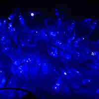 Коледни лампички кристал с удължител 10 метра 100 лампи