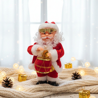 Коледна украса Танцуващ Дядо Коледа