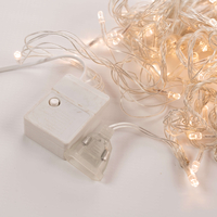 Коледни лампички кристал с удължител 10 метра 100 лампи