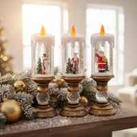 Коледна LED свещ с пламъче