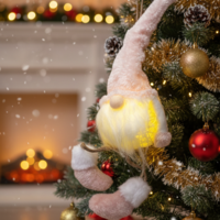 Коледен гном с магическо LED сияние