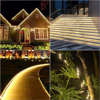 Светещ коледен кабел Многоцветен