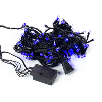 Коледни лампички кристал с удължител 10 метра 100 лампи