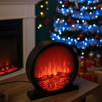 Кръгла декоративна Led камина