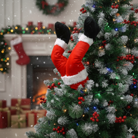 Заклещеният Дядо Коледа – Анимирани крака за вашето коледно дърво