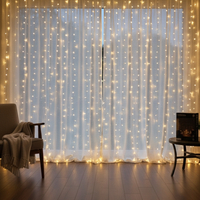 Коледна украса - светеща завеса