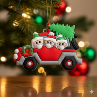 Красива коледна играчка за закачане на елхата