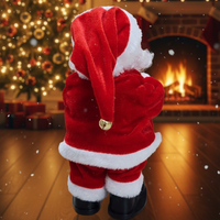 Коледна украса Танцуващ Дядо Коледа