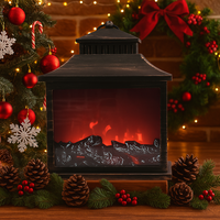 Декоративна камина с реалистичен горящ огън – уют и стил за вашия дом