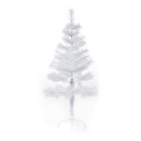 Изкуствена коледна елха - бяла