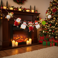 Коледни парти хартиени декорации