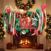 Комплект от 30 Коледни балона - Разнообразие от форми и цветове