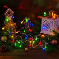 Коледно LED осветление 50 броя 5 метра за външна употреба