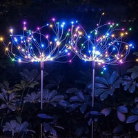 Коледно соларно глухарче с мигаща светлина