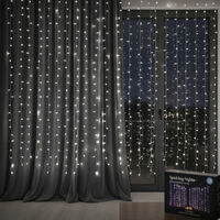 Коледна украса - светеща завеса