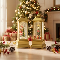 Златист коледен фенер