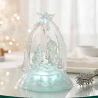 Коледна светеща фигурка Сцена от Рождество Христово“