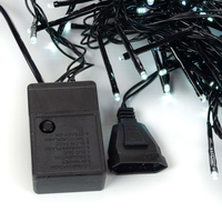 Коледни LED лампички смесен цвят 10 метра гирлянд