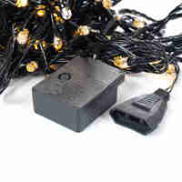 Коледни лампички кристал с удължител 10 метра 100 лампи