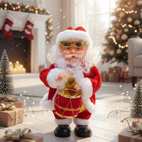 Коледна украса Танцуващ Дядо Коледа