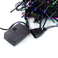 Коледни LED лампички смесен цвят 10 метра гирлянд