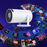 Преносим мини проектор Android 11 HDMI връзка USB AV Audio jack3.5mm ротация на 180 градуса