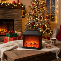 Декоративен LED фенер - камина