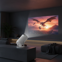 Преносим мини проектор Android 11 HDMI връзка USB AV Audio jack3.5mm ротация на 180 градуса