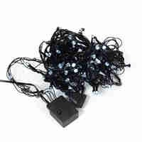 Коледни лампички кристал с удължител 10 метра 100 лампи