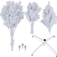 Коледна Снежно бяла елха с шишарки ТОП ПРЕДЛОЖЕНИЕ