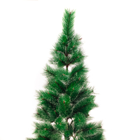 Заснежена Коледна елха с метална стойка